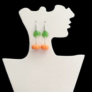 10 for $30 Pumpkin Drop Earrings